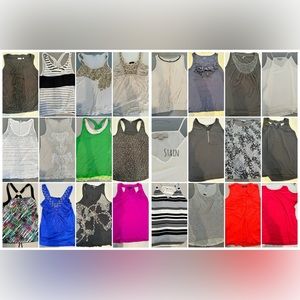 Sleeveless Top Grab Bag Lot - size L